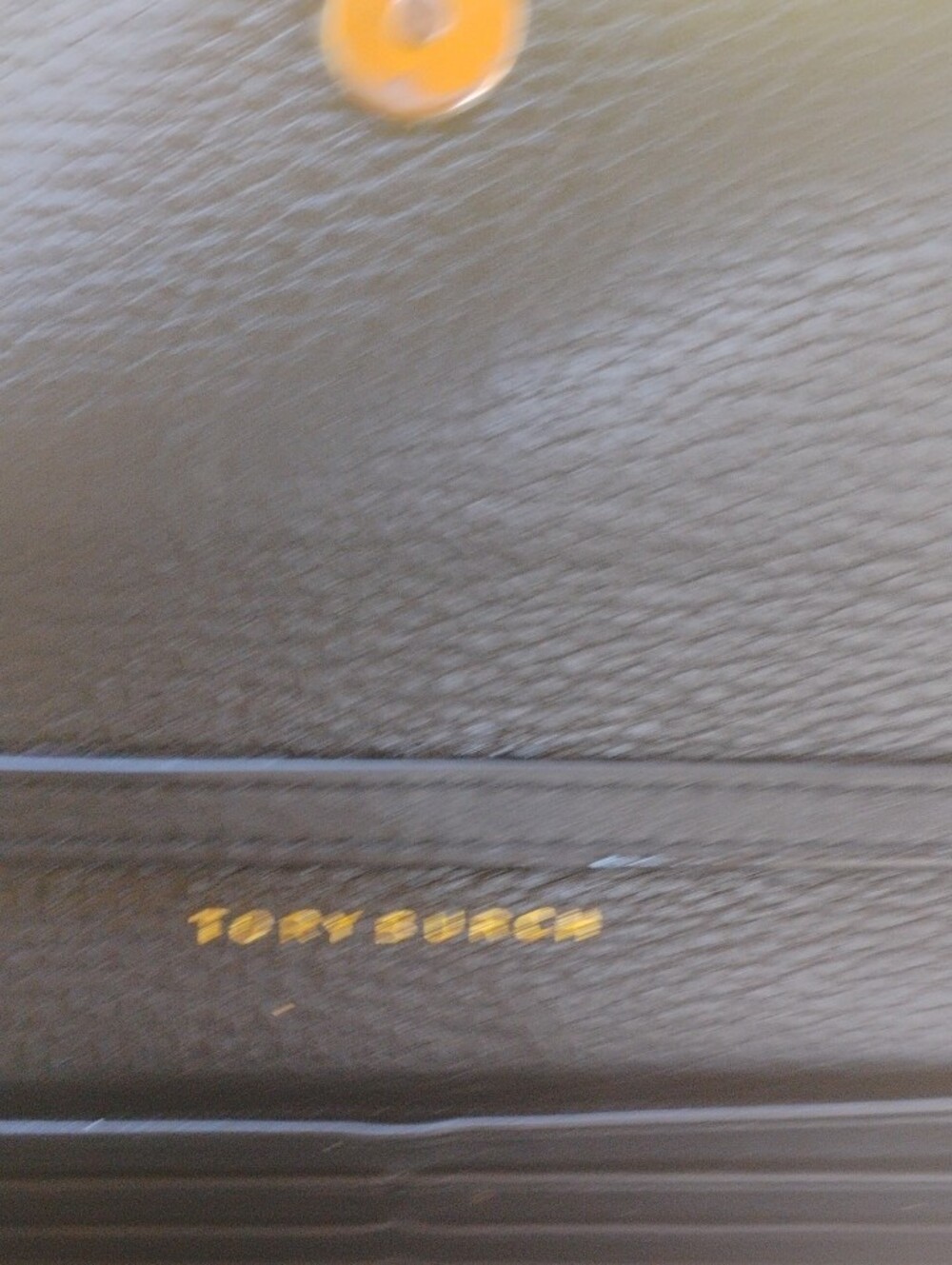 Tory Burch Black Pebbled Leather Crossbody Wallet Clutch And Coa - Picture 9 of 12